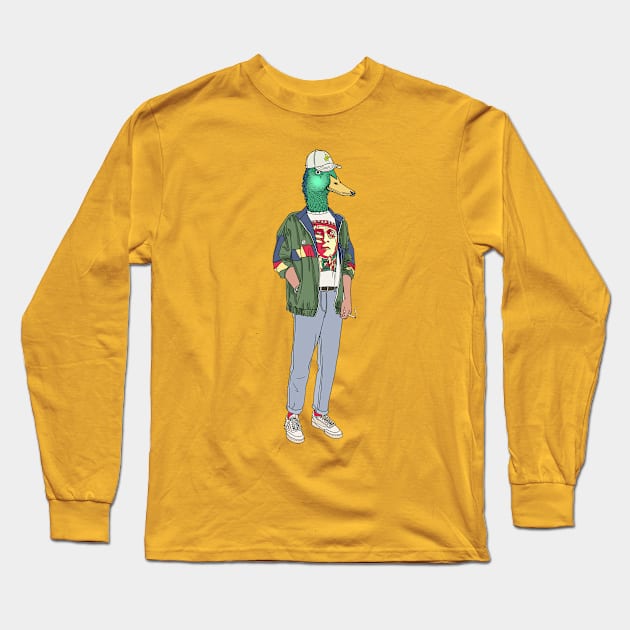 Streetwear Duck Long Sleeve T-Shirt by laura_guerin